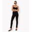 calça jeans super skinny cintura alta preto