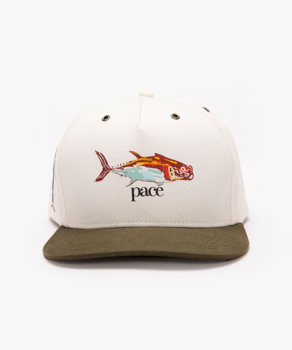 boné aba reta peixe pace branco Único