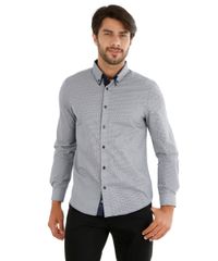 Camisa-Slim-com-Mini-Print-Azul-Marinho-8139558-Azul_Marinho_1