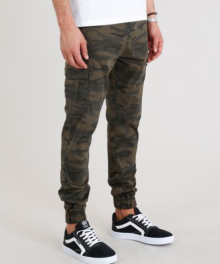 calça cargo masculina no brás