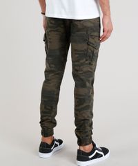 Calca-Masculina-Jogger-Cargo-Estampada-Camuflada-Verde-Militar-9107981-Verde_Militar_2