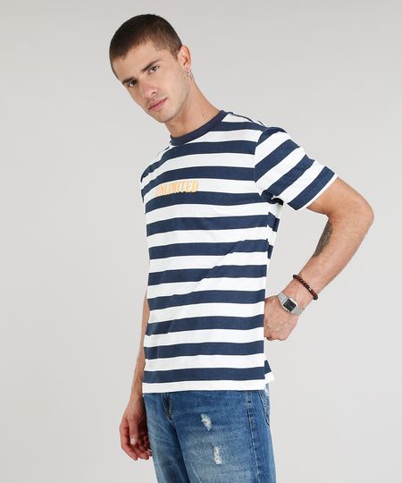 Camiseta-Masculina--Unlimited--Listrada--Manga-Curta-Gola-Careca-Azul-Marinho-9307577-Azul_Marinho_1 Camiseta-Masculina--Unlimited--Listrada--Manga-Curta-Gola-Careca-Azul-Marinho-9307577-Azul_Marinho_1