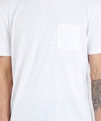 Camiseta-Masculina-com-Linho-e-Bolso-Manga-Curta-Gola-Careca-Branca-9248987-Branco_4