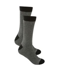 Kit-de-2-Pares-de-Meias-Listrada-Preta-8027548-Preto_1