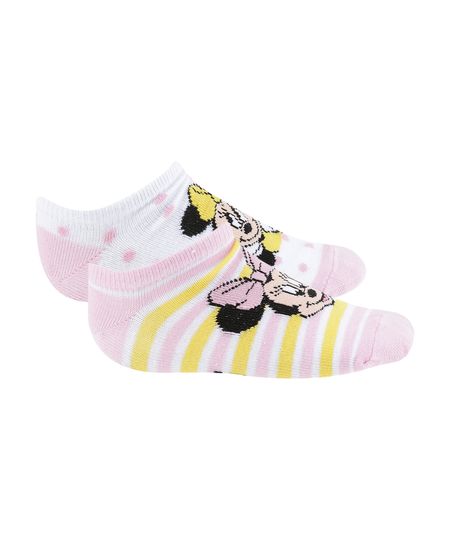 Kit-de-2-Pares-de-Meias-Minnie-Rosa-Claro-8038950-Rosa_Claro_1