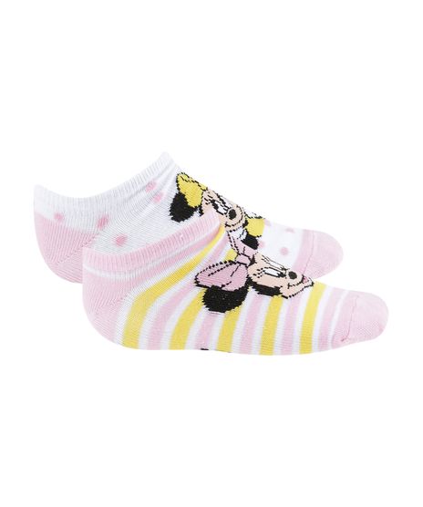 Kit-de-2-Pares-de-Meias-Minnie-Rosa-Claro-8038950-Rosa_Claro_1