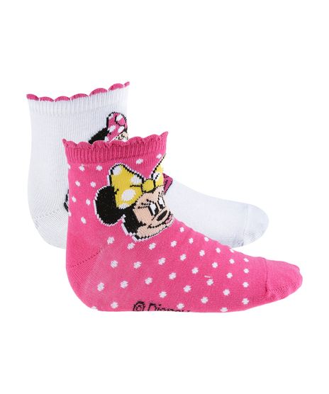 Kit-de-2-Pares-de-Meias-Minnie-Rosa-Claro-8038955-Rosa_Claro_1