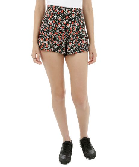 Short-Floral-com-Babados-Preto-8036693-Preto_1