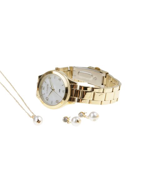 Relogio-Analogico---Kit-de-Colar-e-Par-de-Brincos-Lince-Feminino---LRG4282L-B2KX----Dourado-8242372-Dourado_1
