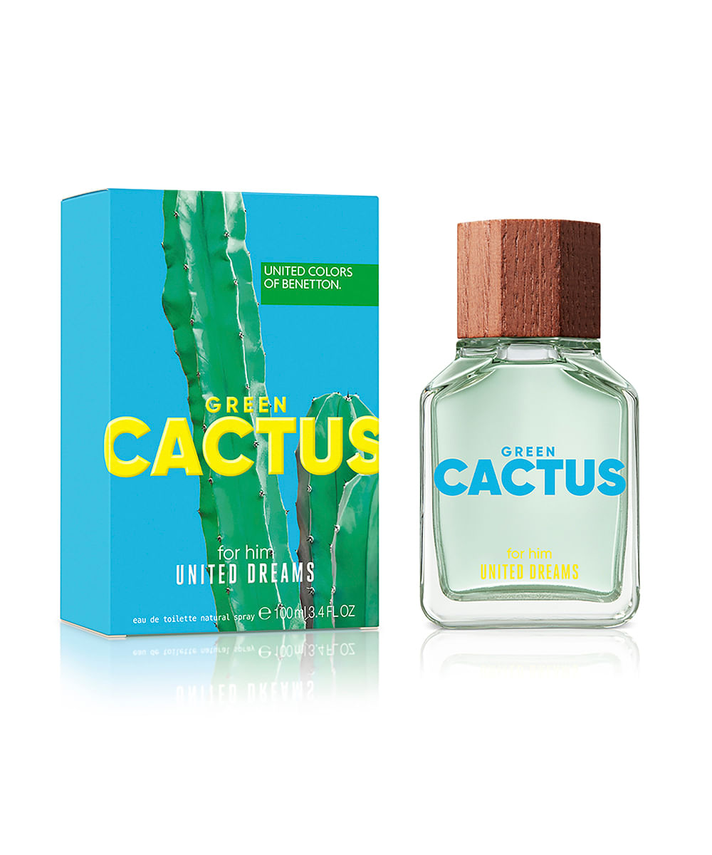 perfume united dreams masculuno cactus le edt 100ml único