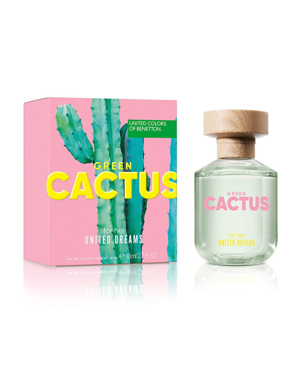 perfume united dreams feminino cactus le edt 80ml único