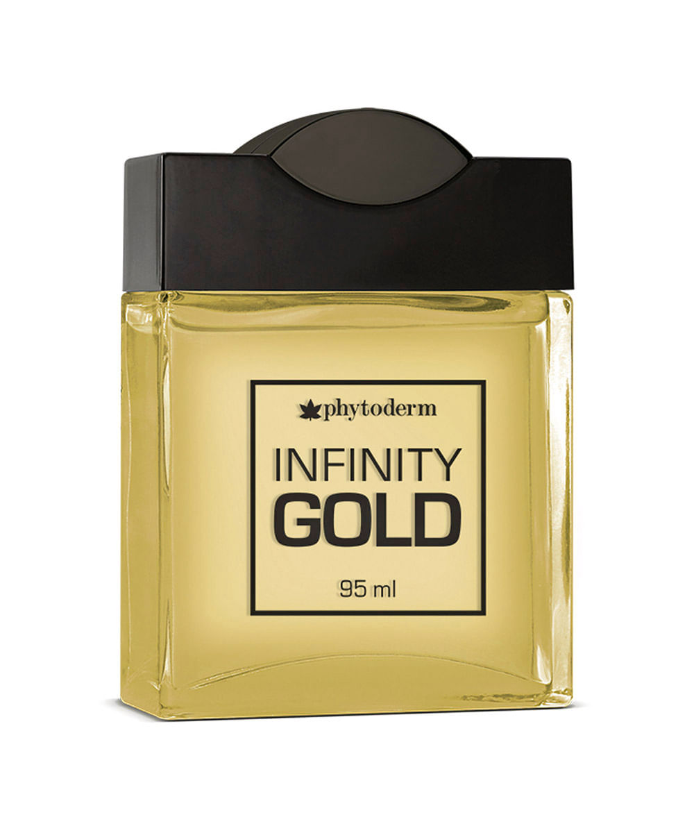 infinity gold phytoderm perfume masculino deo colônia 95ml único