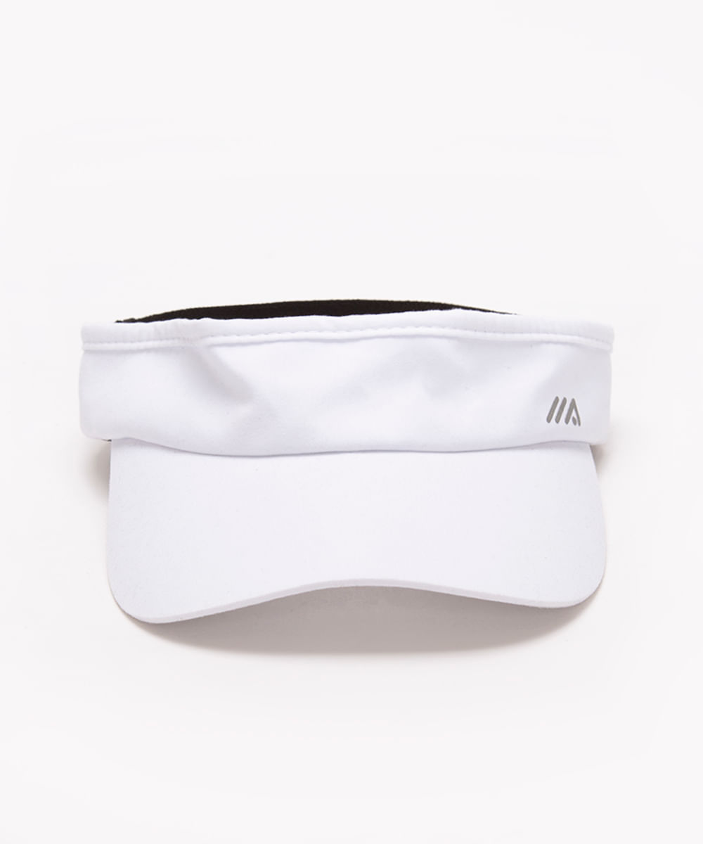 viseira com proteção uv esportiva ace branca