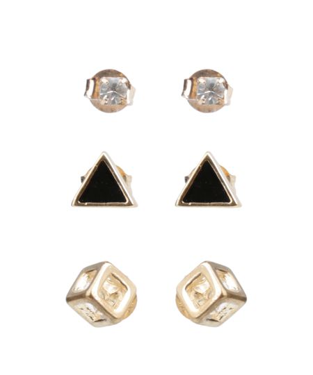 Kit-de-3-Pares-de-Brincos-Dourado-8180619-Dourado_1 Kit-de-3-Pares-de-Brincos-Dourado-8180619-Dourado_1