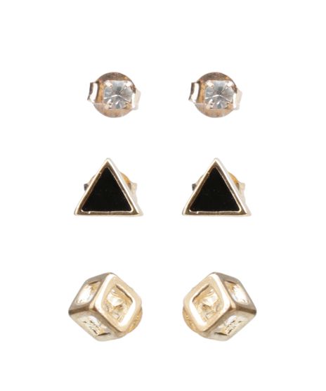 Kit-de-3-Pares-de-Brincos-Dourado-8180619-Dourado_1