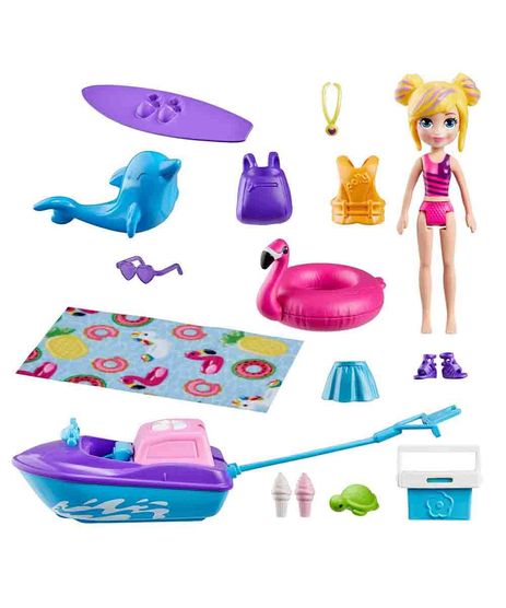 Spa/salão De Beleza E Pet Shop Da Polly Pocket C/ Acessórios