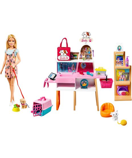 Spa/salão De Beleza E Pet Shop Da Polly Pocket C/ Acessórios