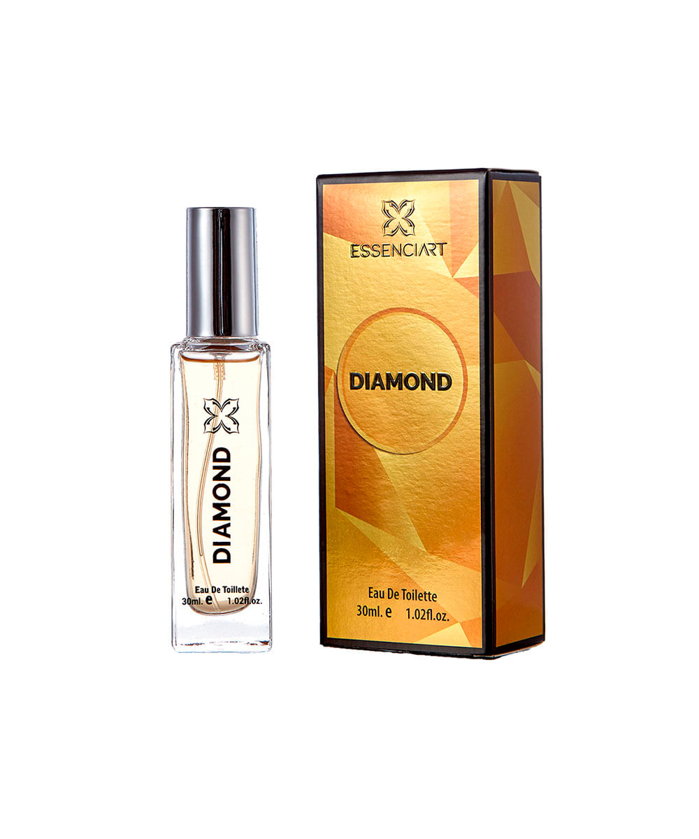 perfume essenciart diamond edt masculino 30ml único
