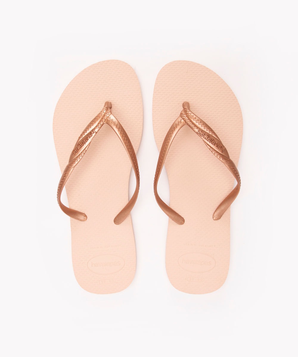 chinelo havaianas fantasia rosa