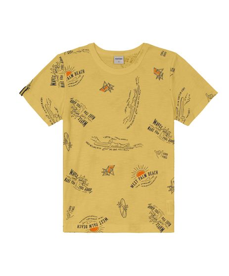 C&A Camiseta Juvenil Estampada Nuvens Naruto Manga Curta Preta 