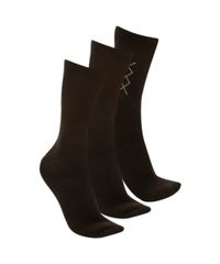 Kit-de-3-Pares-de-Meias-Social--Marrom-672130-Marrom_1
