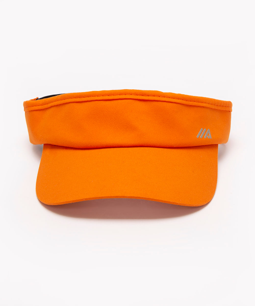 viseira com proteção uv esportiva ace laranja
