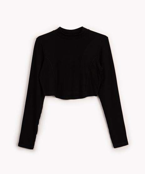 Blusa Cropped 8 a 16 anos Luluca Brandili Estampa Coracao E Estrela