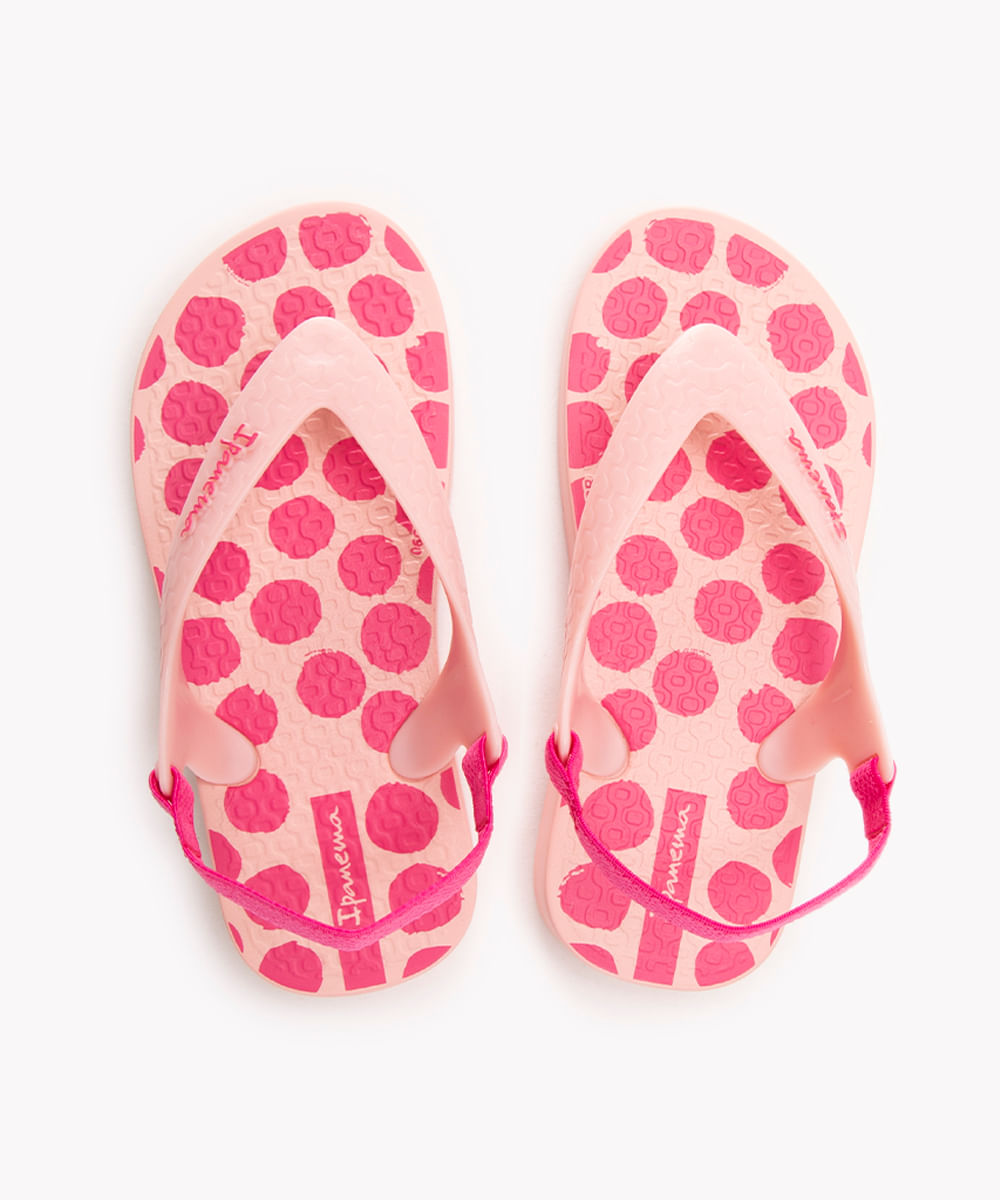 chinelo infantil classic baby rosa