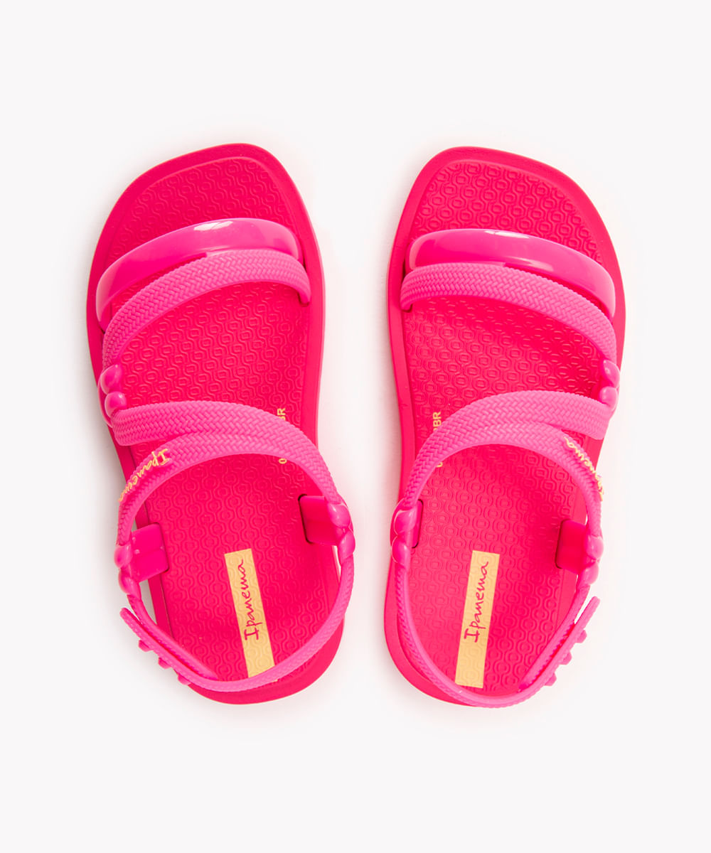 chinelo solar baby ipanema rosa