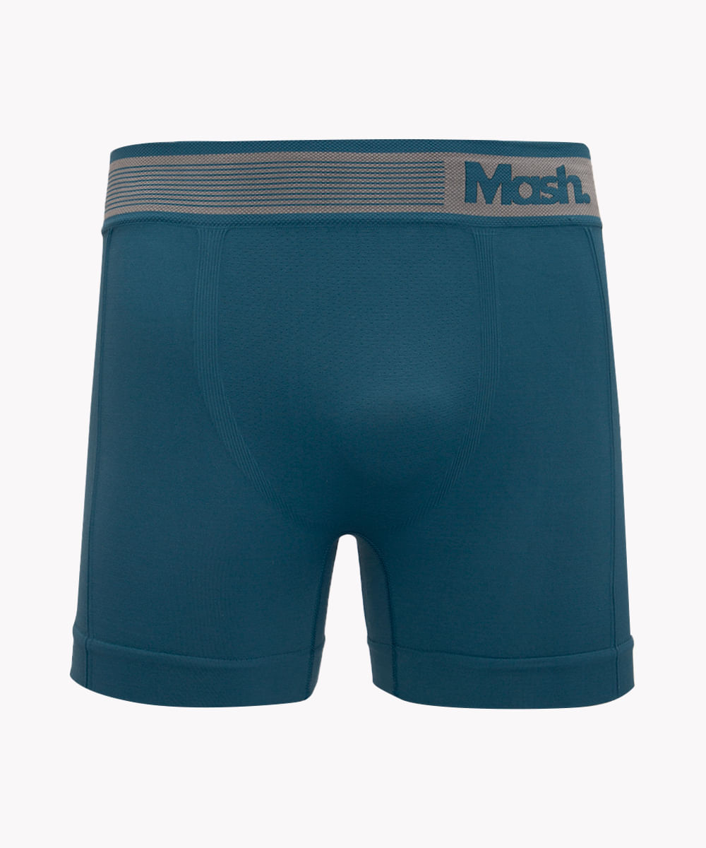 cueca boxer sem costura mash azul