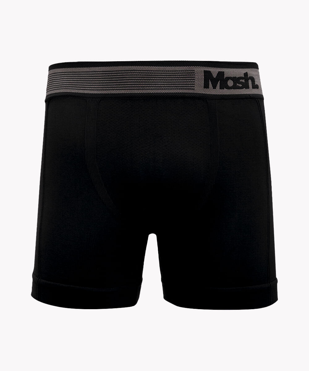 cueca boxer sem costura mash preto