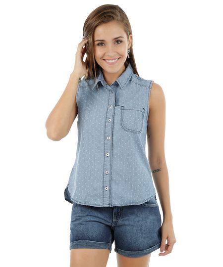 Camisa-Jeans-com-Poa-Azul-Claro-8154069-Azul_Claro_1 Camisa-Jeans-com-Poa-Azul-Claro-8154069-Azul_Claro_1