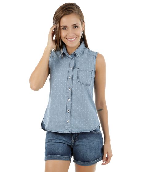 Camisa-Jeans-com-Poa-Azul-Claro-8154069-Azul_Claro_1