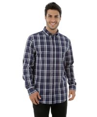 Camisa-Xadrez-Comfort-Azul-7977535-Azul_4 Camisa-Xadrez-Comfort-Azul-7977535-Azul_4