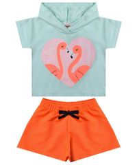 conjunto-infantil-menina-i-love-summer-verde-e-laranja-neon-com-capuz-3