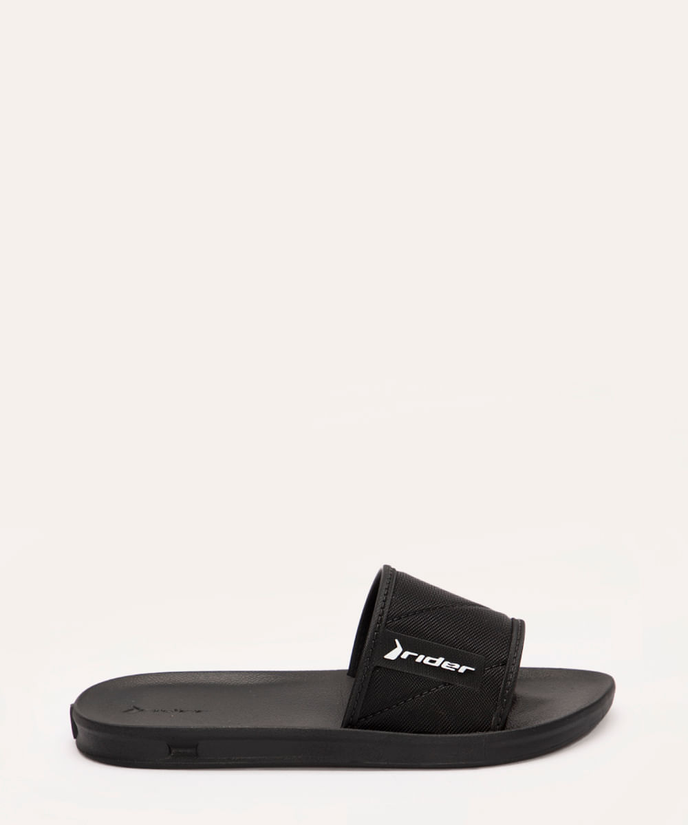 chinelo infantil slide drip rider preto