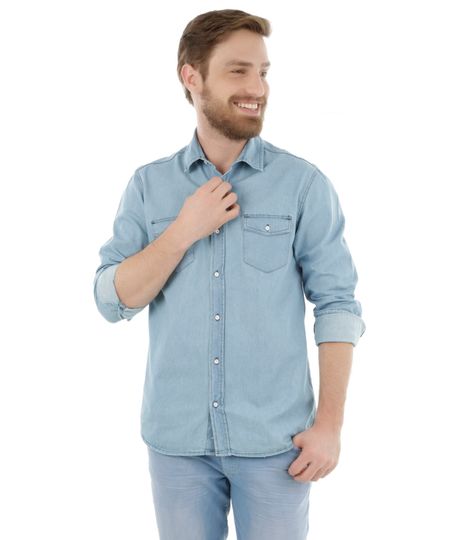 Camisa-Jeans-Azul-Claro-8219681-Azul_Claro_1 Camisa-Jeans-Azul-Claro-8219681-Azul_Claro_1
