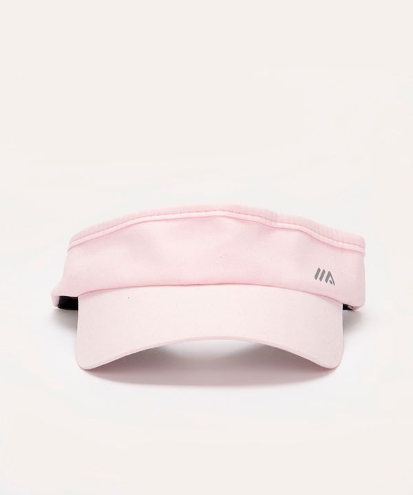 viseira com proteção uv esportiva rosa Único