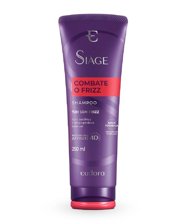 shampoo eudora siàge combate o frizz 250ml único 250 ML