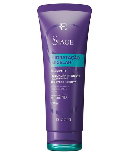 shampoo eudora siàge hidratação micelar 250ml único 250 ML shampoo eudora siàge hidratação micelar 250ml único 250 ML