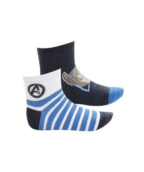 Kit-de-2-Pares-de-Meias-Os-Vingadores-Azul-Marinho-8039134-Azul_Marinho_1