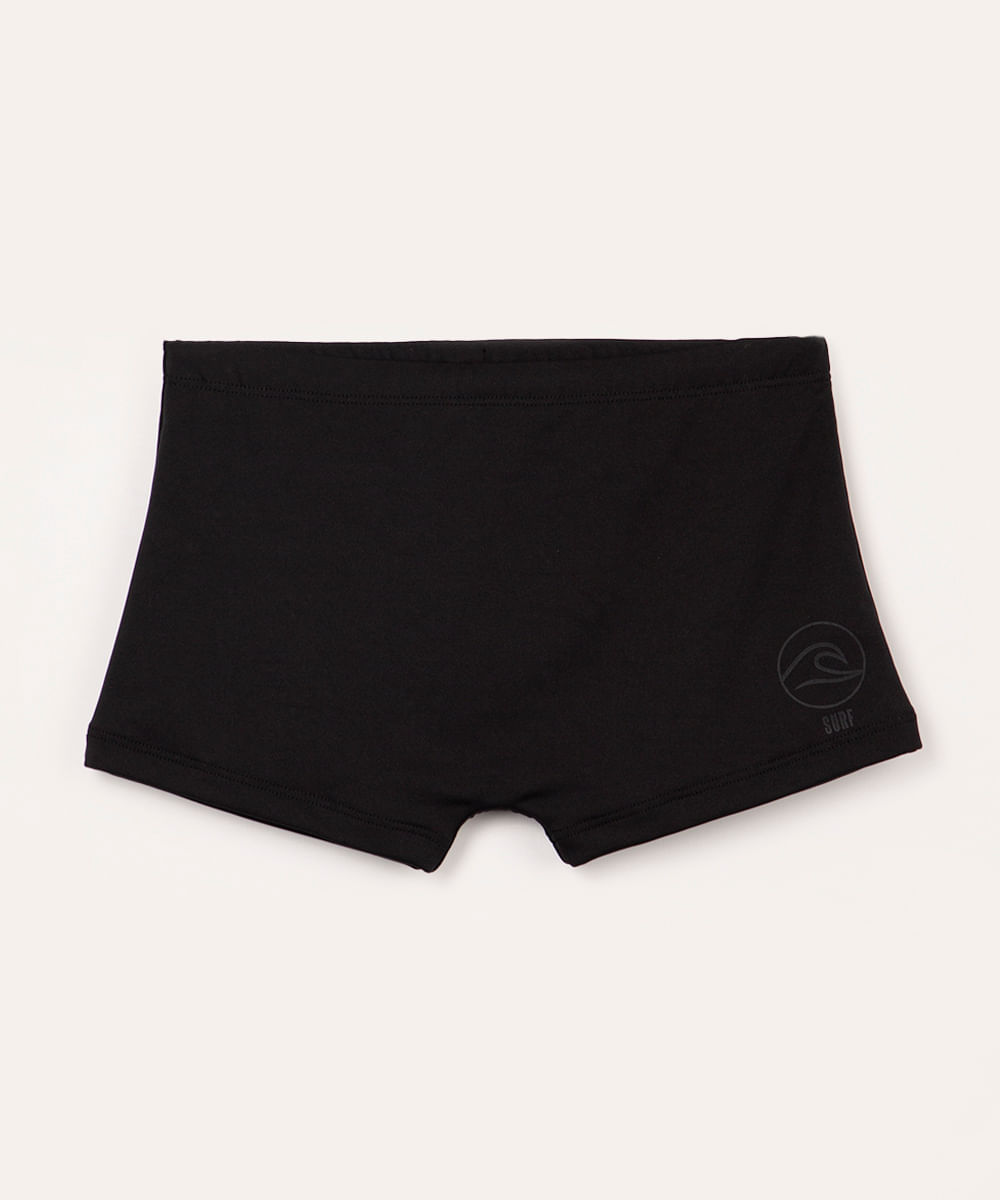 sunga boxer infantil surf vibe preto