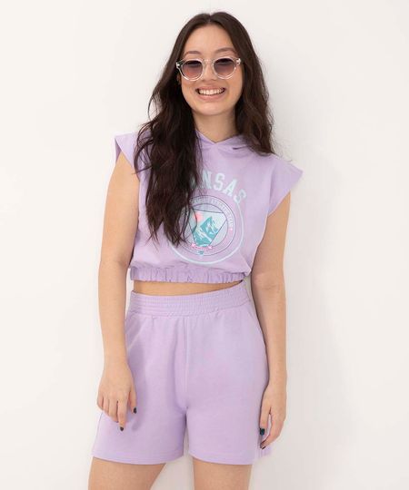 conjunto de moletom juvenil kansas regata lilás 10