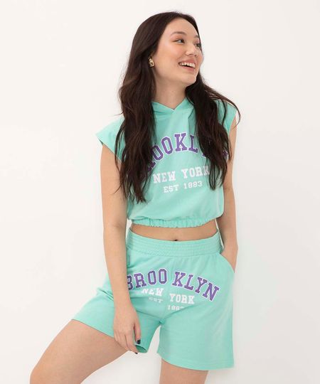 conjunto juvenil de moletom brookliyn verde claro 10