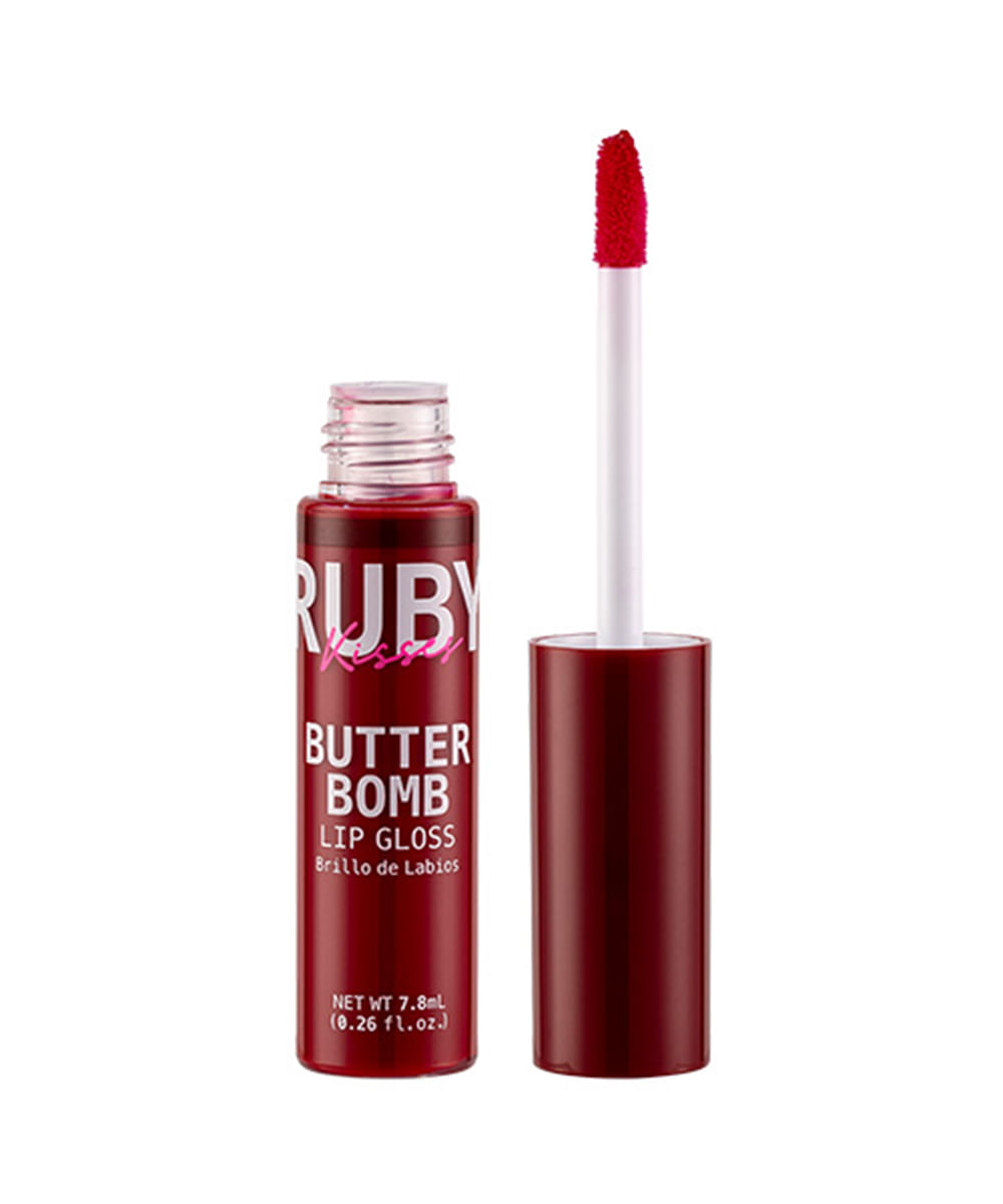 gloss ruby kisses butter bomb cold blooded única