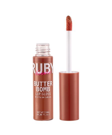 gloss ruby kisses butter bomb snatched única Único