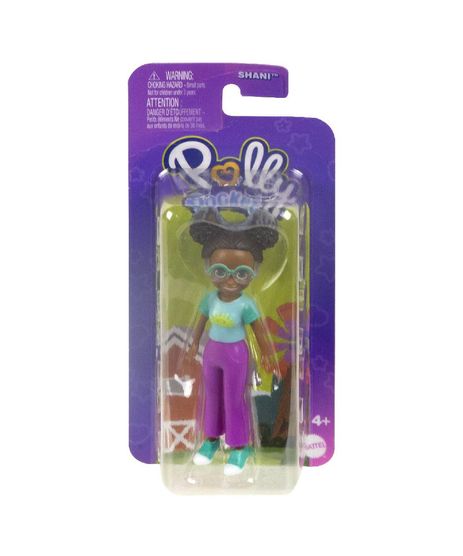 Boneca - Polly Pocket - Atividades Esportivas - Conjunto Futebol com a Polly  - 8 cm - Mattel