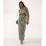 Calça Jogger De Crochê Ateliê Mão De Mãe Verde