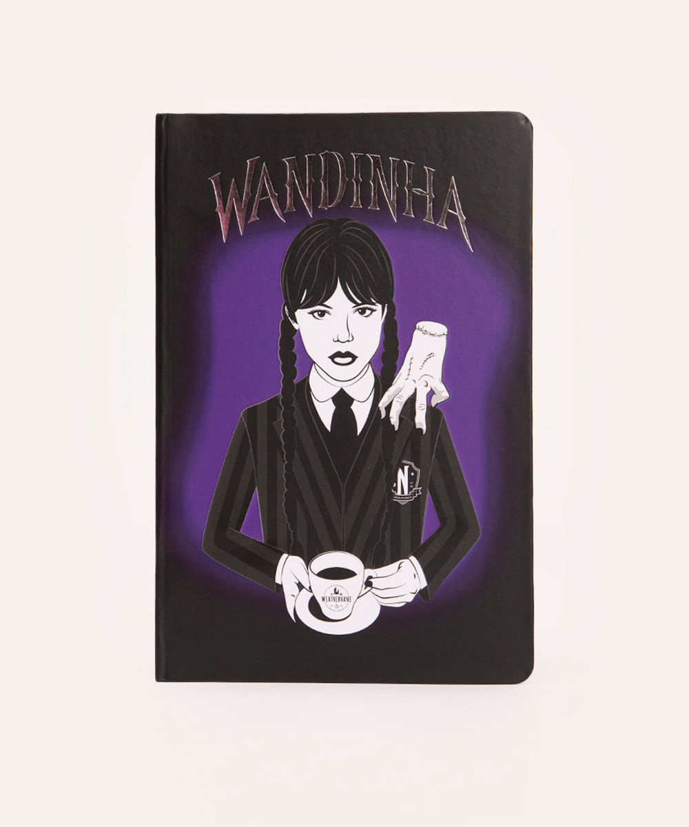 caderno sem pauta wandinha colorido caderno sem pauta wandinha colorido