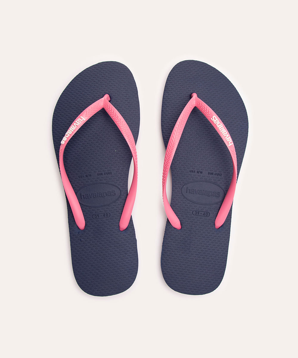 chinelo havaianas pop azul